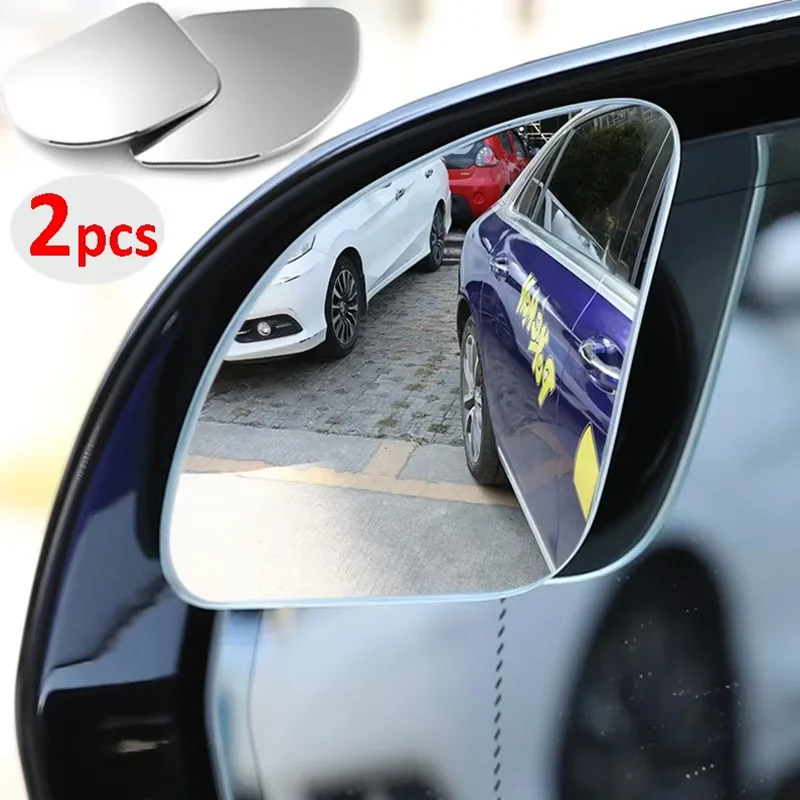 Car Blind Spot Mirror - 2Pcs Metal Car Blind Spot Mirrors,