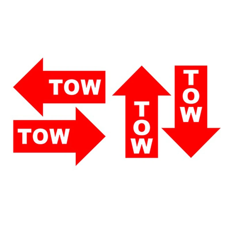 Car Accessories Jdm - Funny Car Sticker TOW Hook Arrow