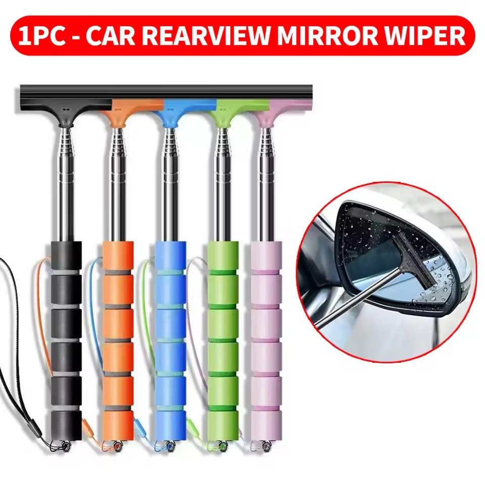 Car Accessories Company - Rearview Mirror Windscreen Wiper Retractable Portable