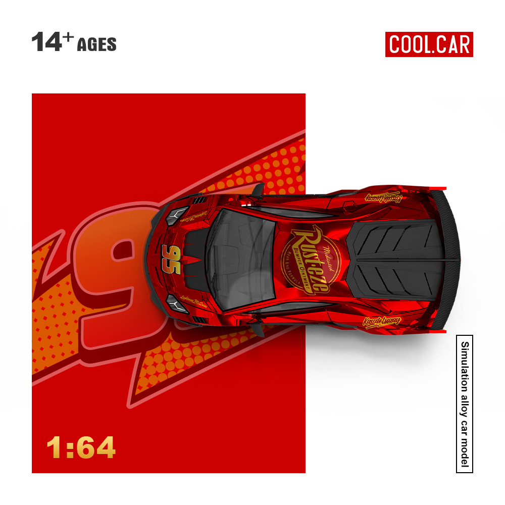 Car Accessories Company - Cool Car 1:64 GT EVO Lightning