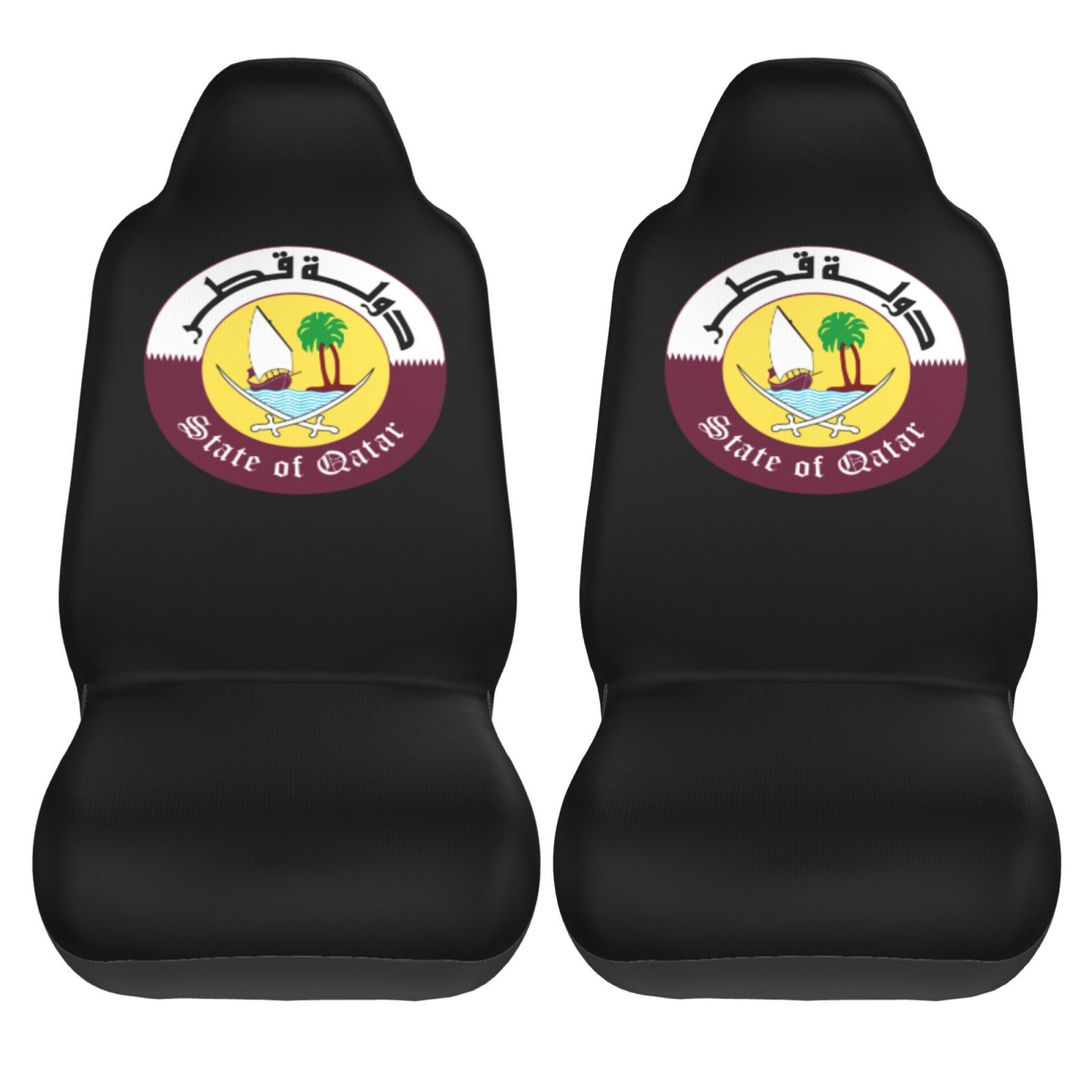 Qatar Car Accessories - Qatar National Emblem Pattern Car Seat