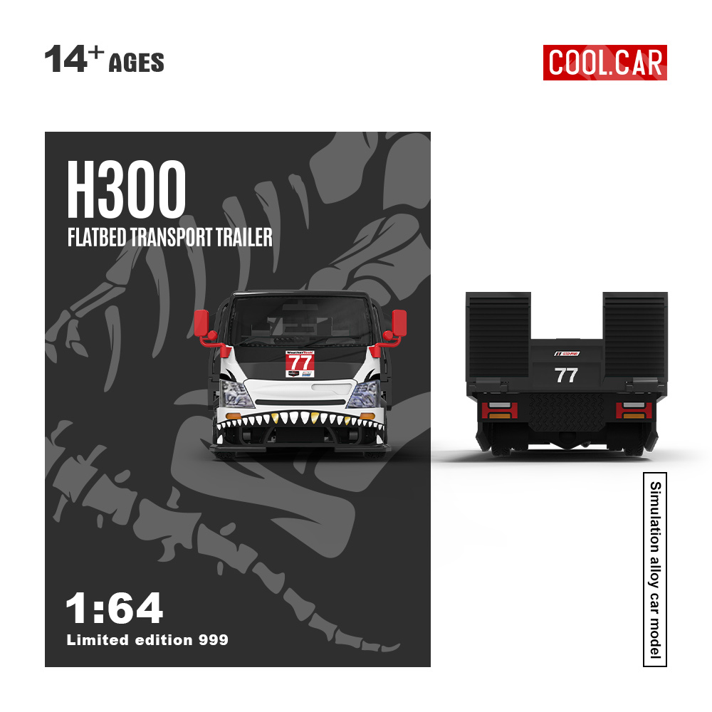 Cool Car 1:64 H300 Flatbed Tra - Car Accessories Company ulasan dan harga