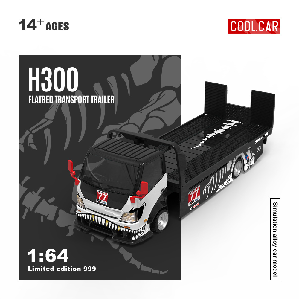 Cool Car 1:64 H300 Flatbed Tra - Car Accessories Company ulasan dan harga