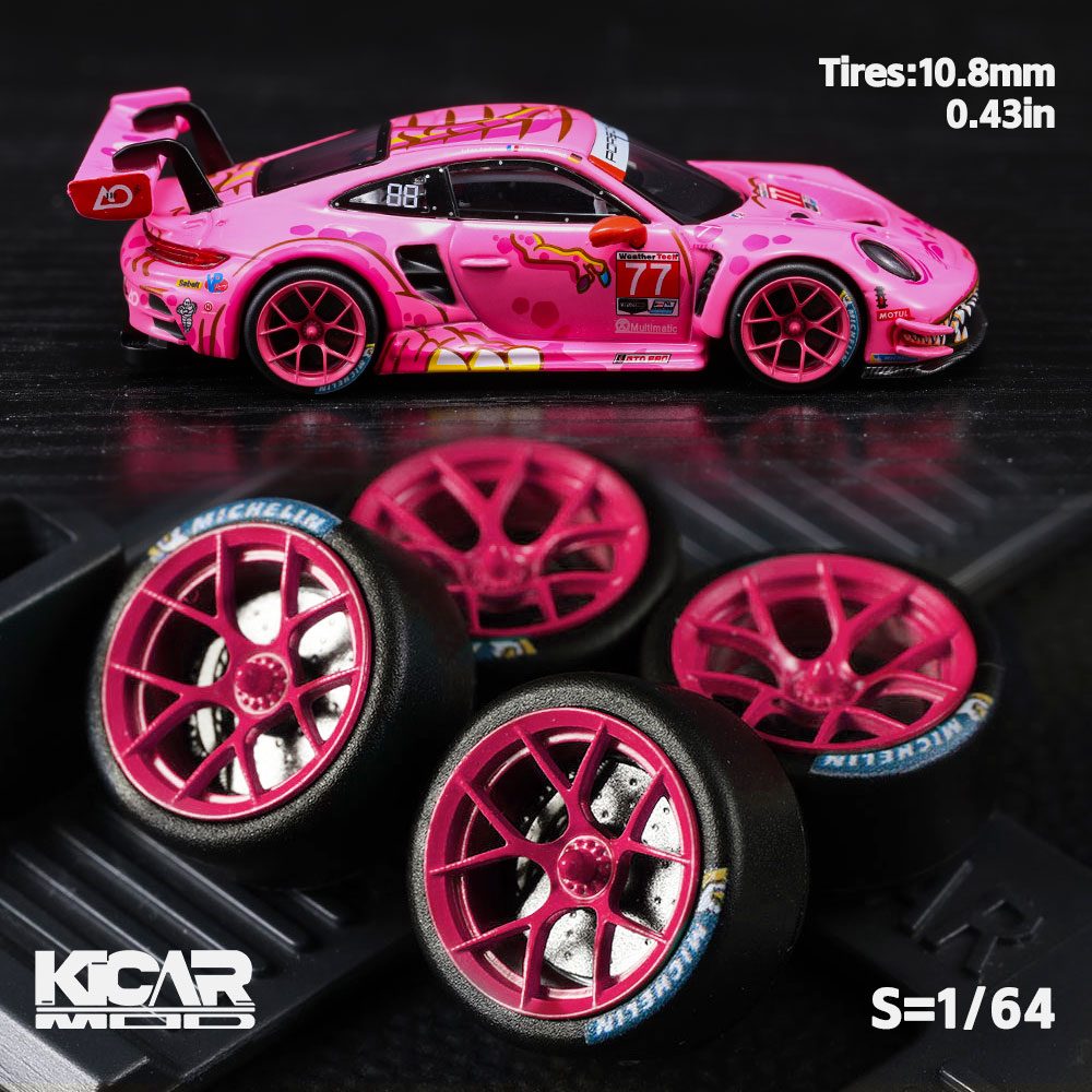 1/64 Model Car Wheels with Rub - Car Accessories Company ulasan dan harga