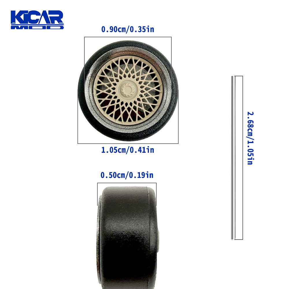 1/64 Model Car Wheels with Rub - Car Accessories Company ulasan dan harga