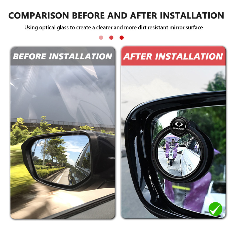 2Pcs Car 360° Rotation Blind S - Car Blind Spot Mirror ulasan dan harga