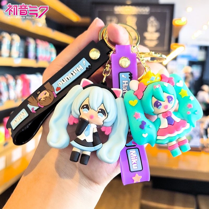 Hatsune Miku Keychain Cartoon  - Car Accessories Company ulasan dan harga