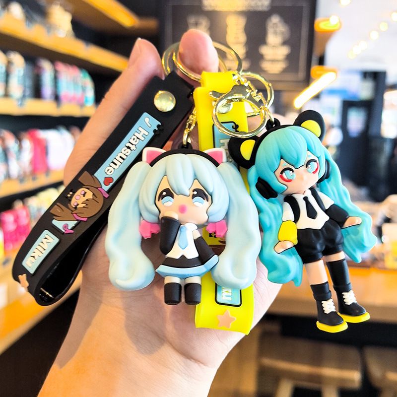 Hatsune Miku Keychain Cartoon  - Car Accessories Company ulasan dan harga