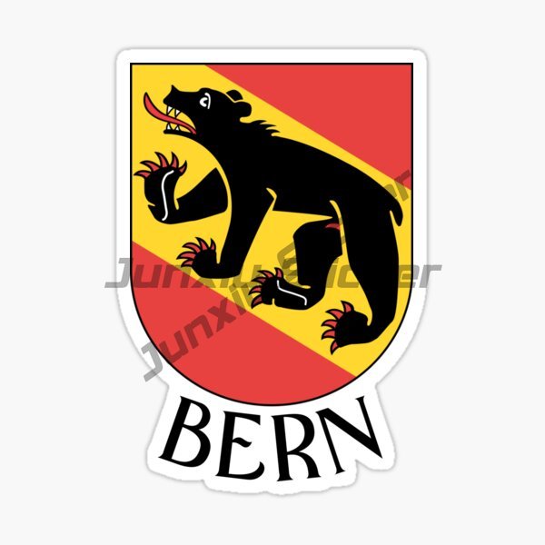BERN SWITZERLAND Flag Car Stic - Car Accessories Usa ulasan dan harga