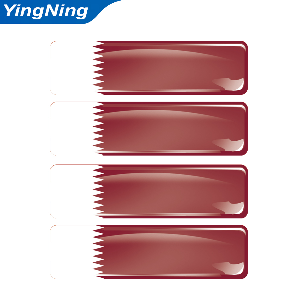 4PCS Qatar Flag Sticker Vinyl  - Qatar Car Accessories ulasan dan harga
