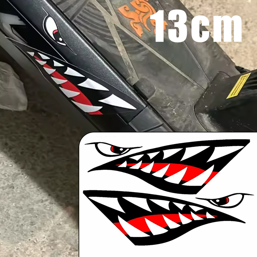 JDM Shark Mouth Teeth Car Stic - Car Accessories Jdm ulasan dan harga