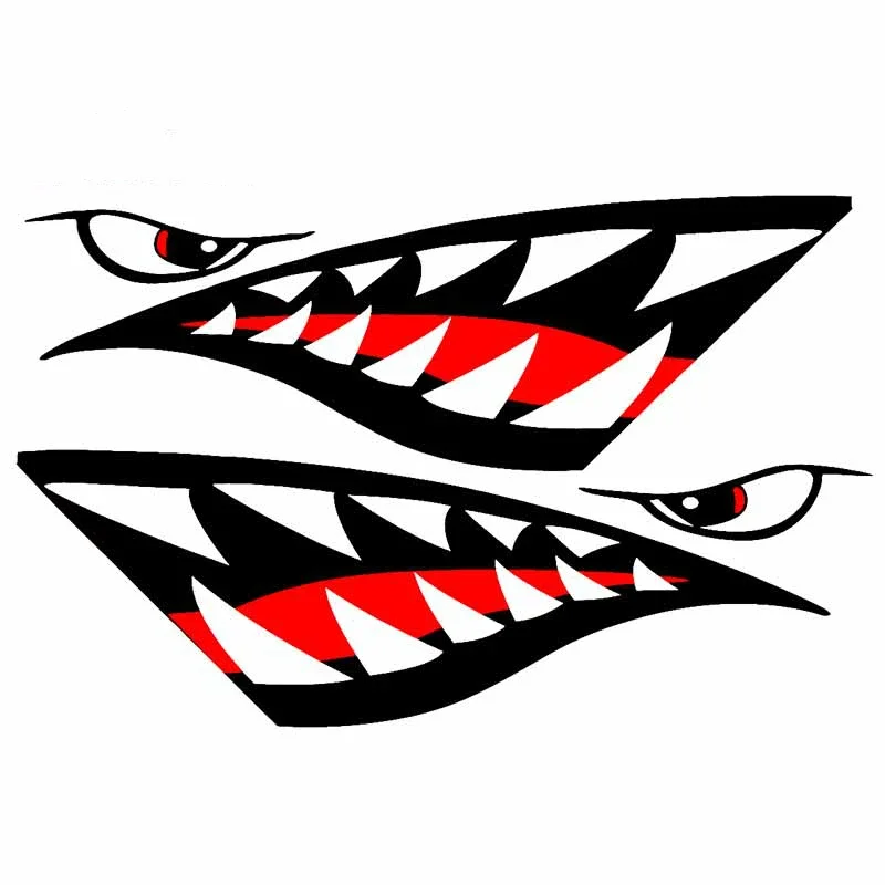JDM Shark Mouth Teeth Car Stic - Car Accessories Jdm ulasan dan harga