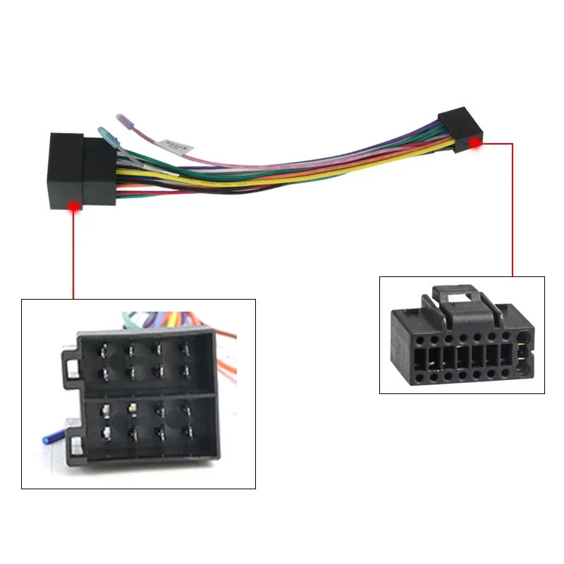 16 Pin To ISO Universal Power  - Car Accessories Usa ulasan dan harga