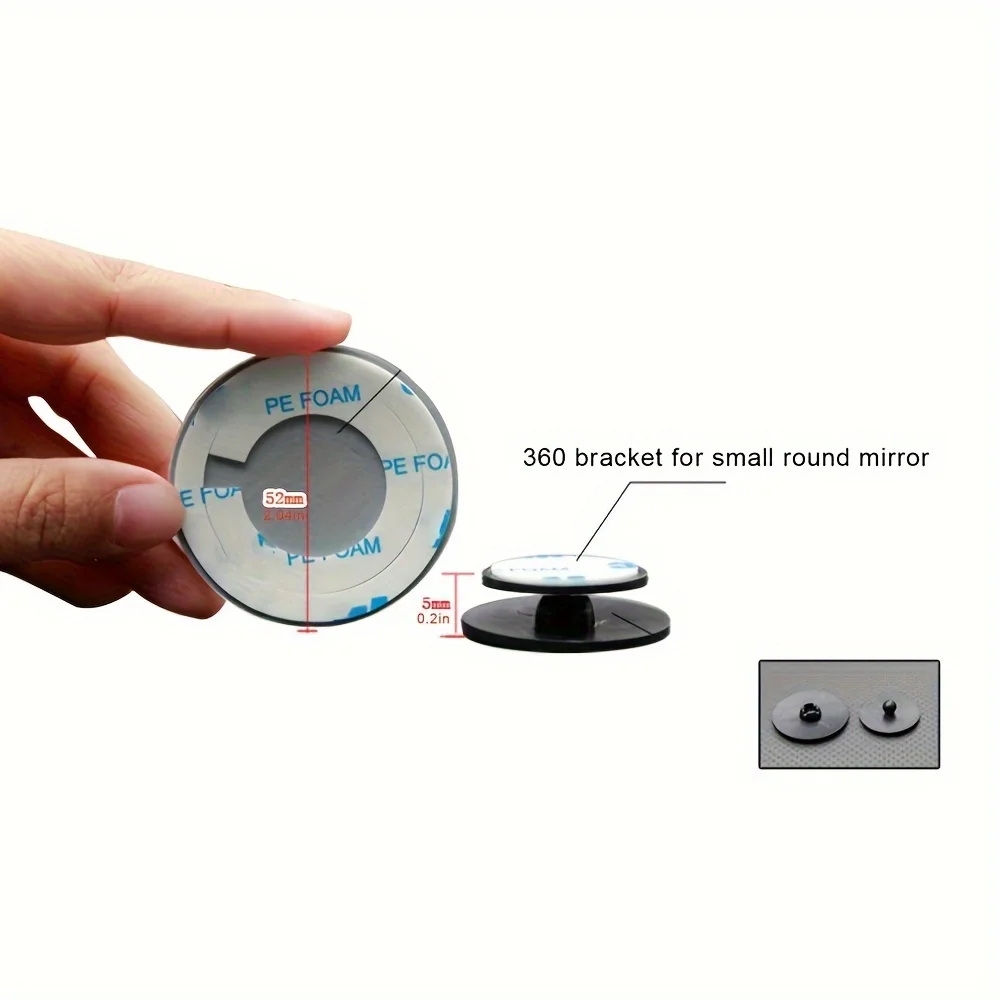 2pcs Car Rearview Mirror Round - Car Blind Spot Mirror ulasan dan harga