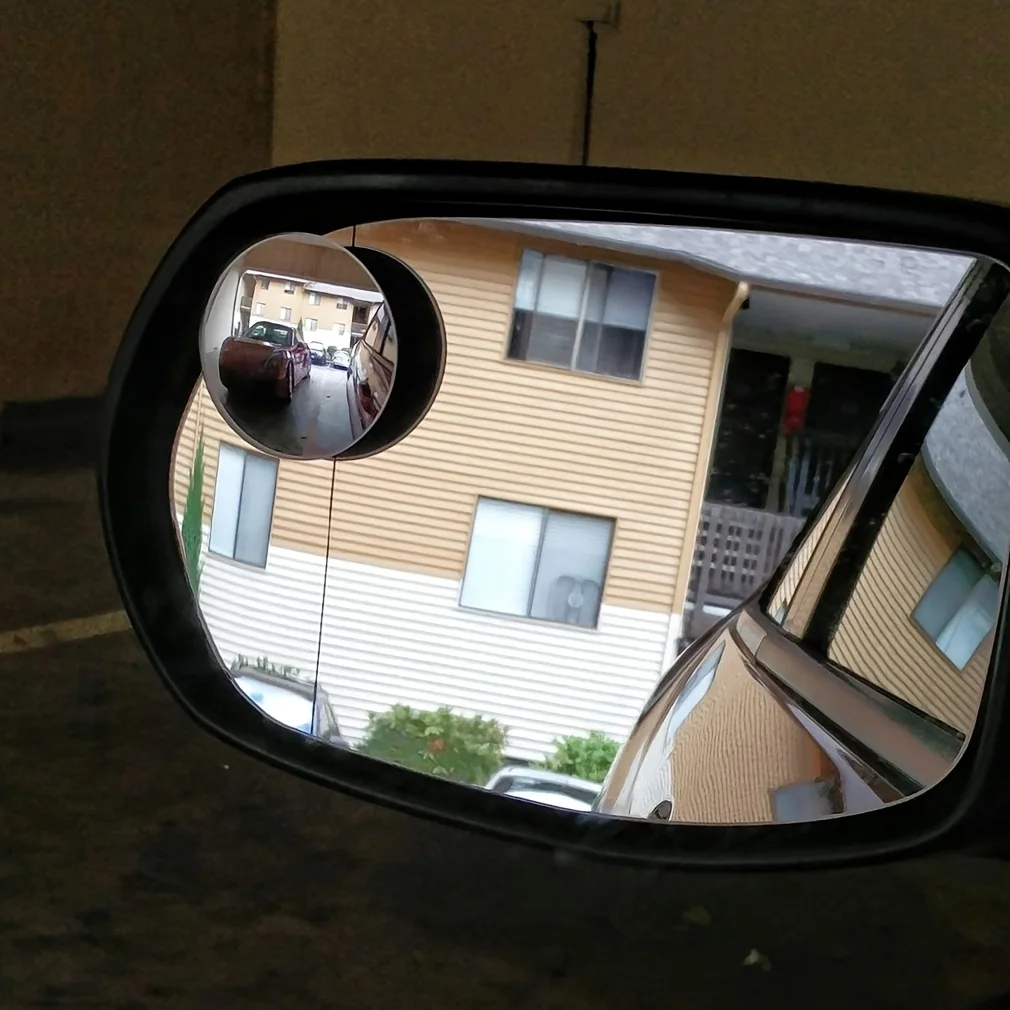 2pcs Car Rearview Mirror Round - Car Blind Spot Mirror ulasan dan harga