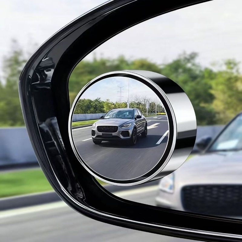 2Pcs Round Frame Convex Blind  - Car Blind Spot Mirror ulasan dan harga