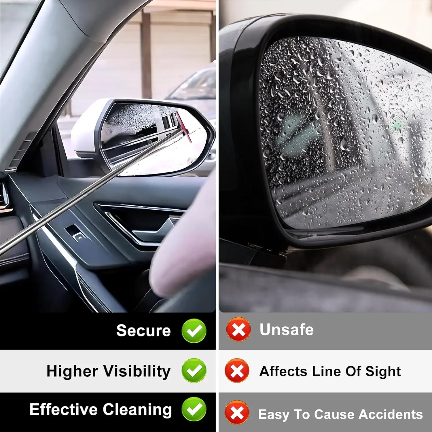 Rearview Mirror Windscreen Wip - Car Accessories Company ulasan dan harga