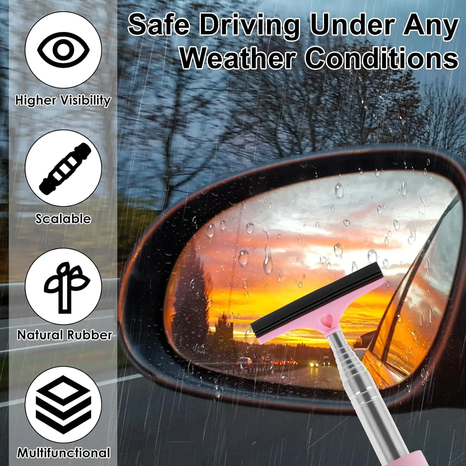 Rearview Mirror Windscreen Wip - Car Accessories Company ulasan dan harga