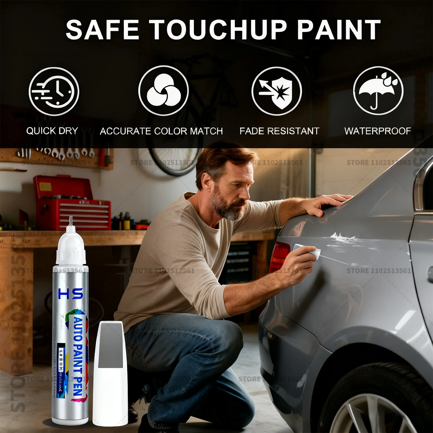 Car Paint Repair Pen For BYD S - Car Scratch Remover Pen ulasan dan harga