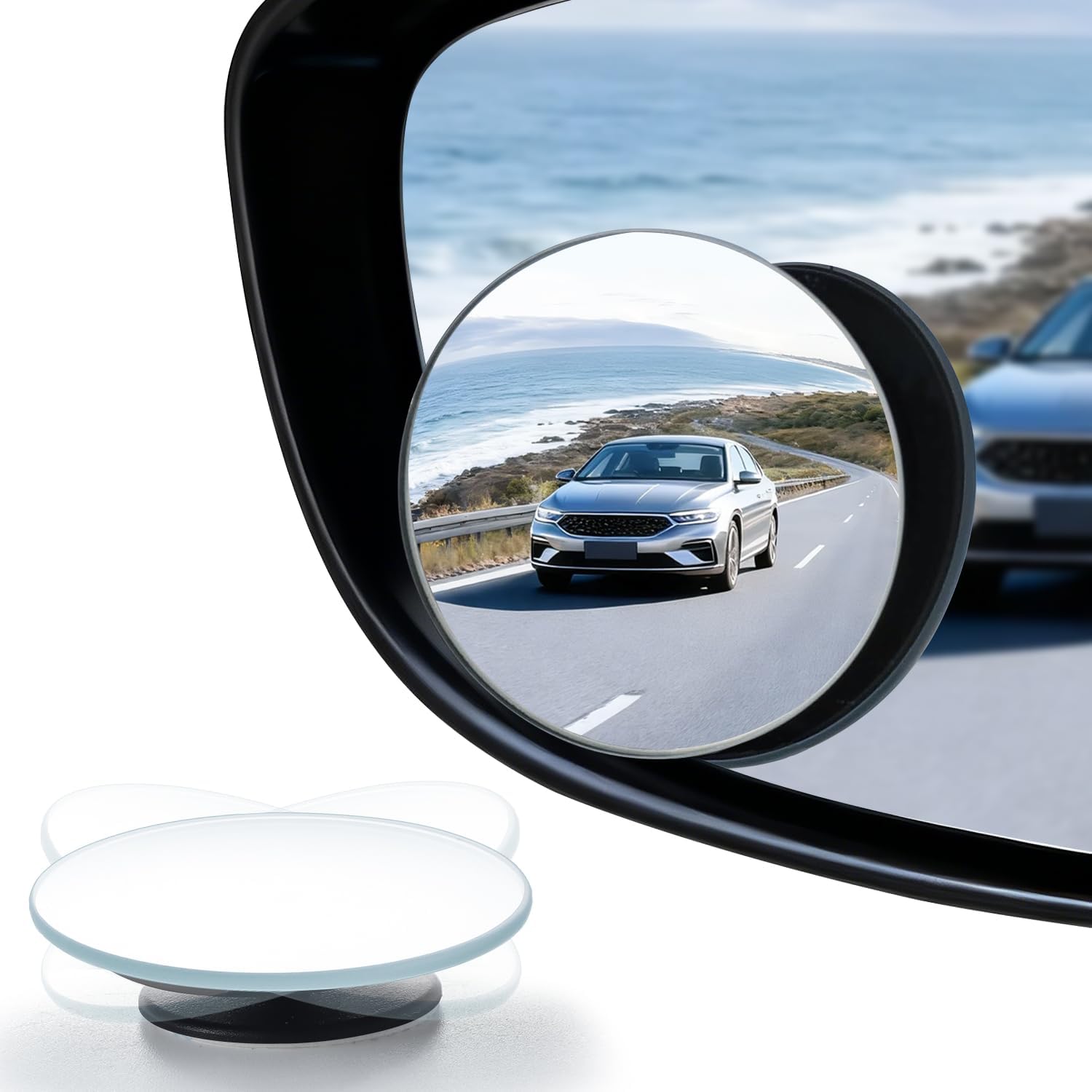 Blind Spot Mirror, Round HD Gl - Car Blind Spot Mirror ulasan dan harga