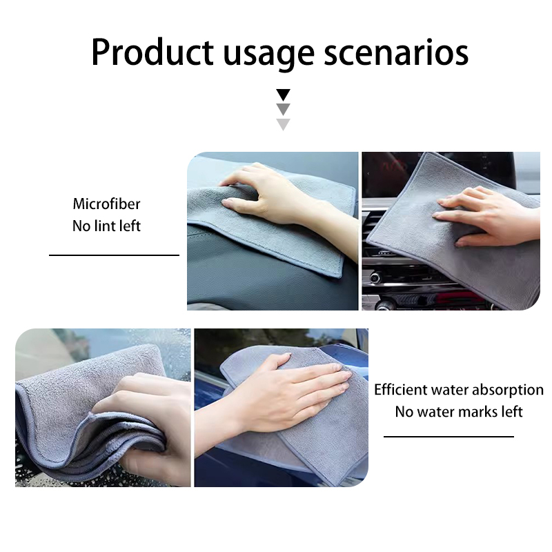 Microfiber Car Cleaning Towel  - Car Accessories Jdm ulasan dan harga