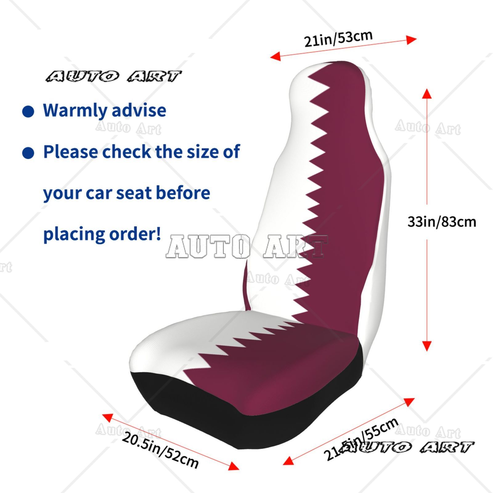 Qatar Flag Printed Patriotic-t - Qatar Car Accessories ulasan dan harga