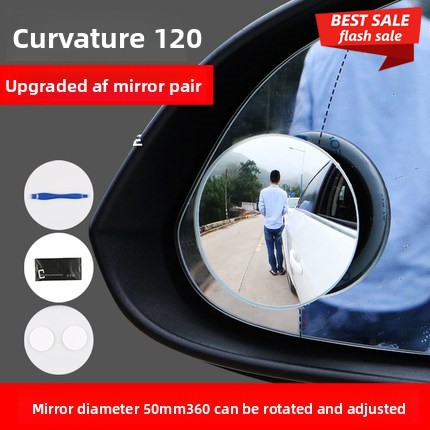 Car Frameless Small Round Mirr - Car Blind Spot Mirror ulasan dan harga