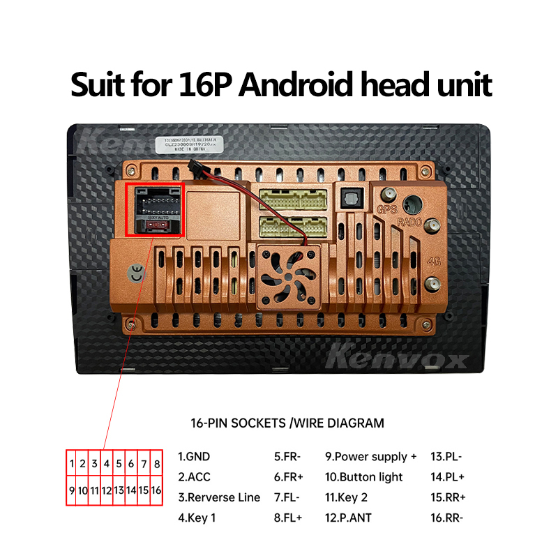 16pin Car Android Radio Stereo - Car Accessories Usa ulasan dan harga