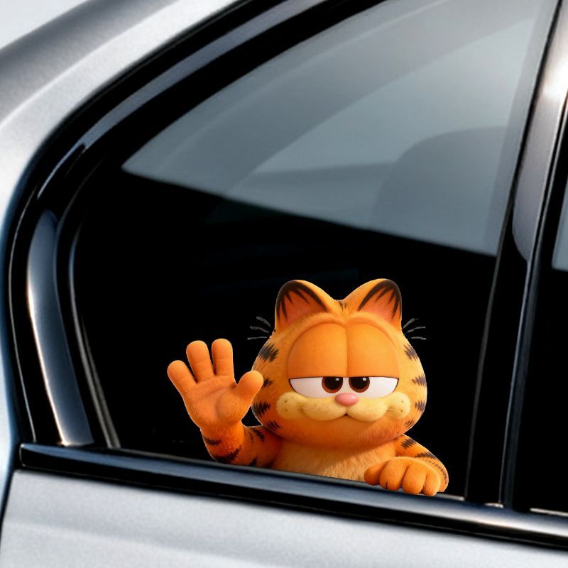 Garfield anime cartoon cute fu - Car Accessories Company ulasan dan harga