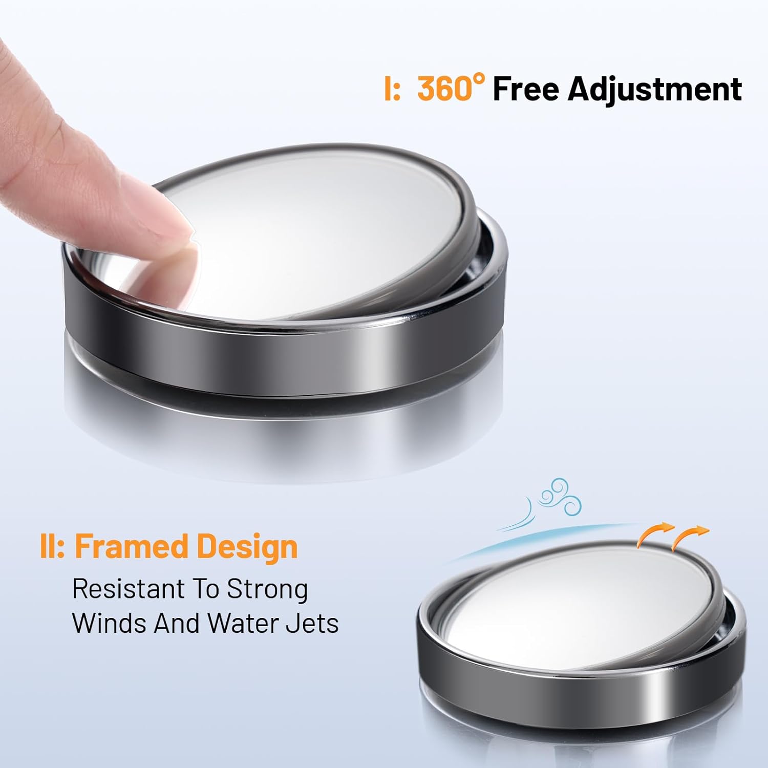 WildAuto Round Blind Spot Mirr - Car Blind Spot Mirror ulasan dan harga