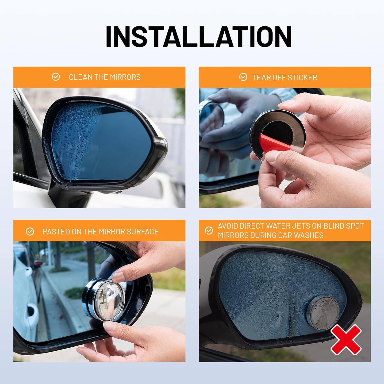 WildAuto Round Blind Spot Mirr - Car Blind Spot Mirror ulasan dan harga