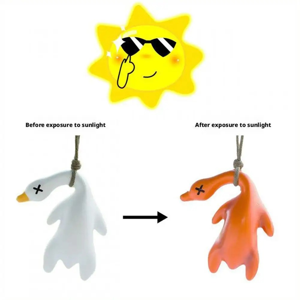 Color Change Duck Car Ornament - Car Blind Spot Mirror ulasan dan harga