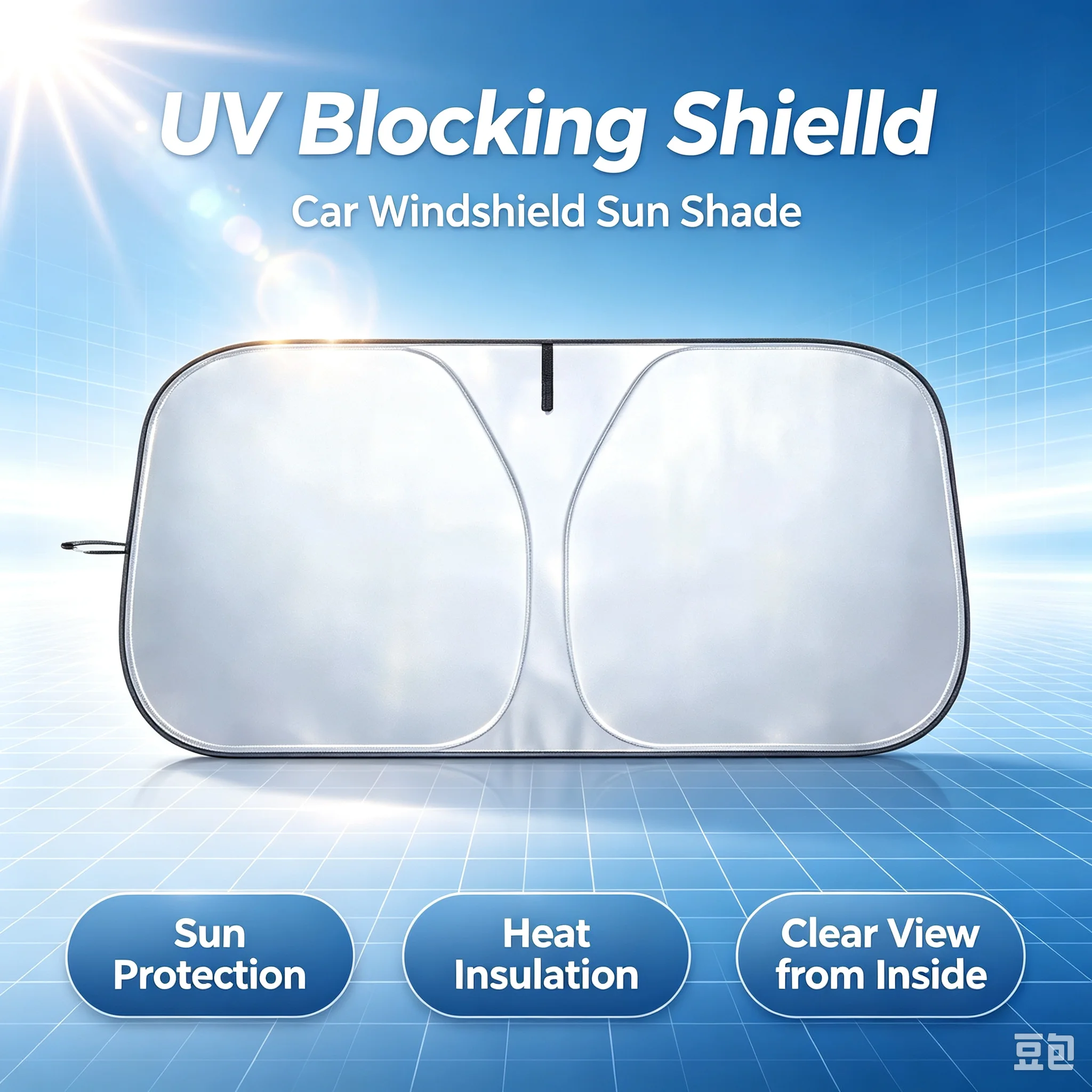 Car Front Window Sunshade UV P - Car Accessories Company ulasan dan harga
