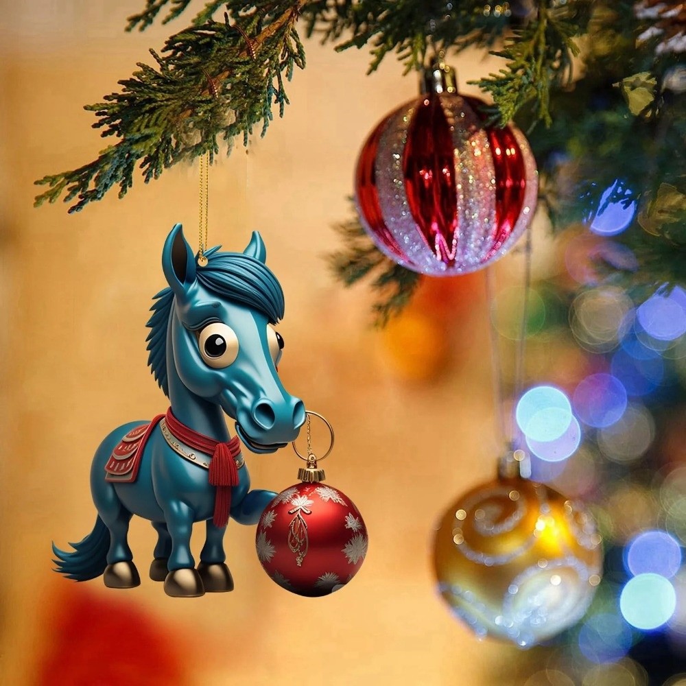 2D Flat Christmas Hanging Pend - Car Accessories Xmas Gifts ulasan dan harga