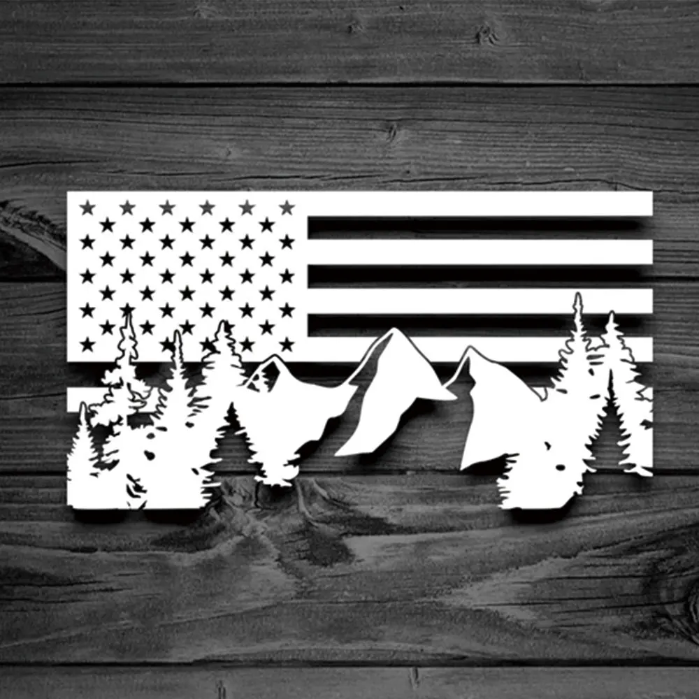 Car Stickers American Flag PVC - Car Accessories Usa ulasan dan harga