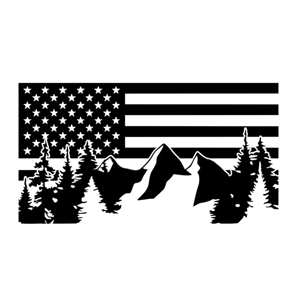 Car Stickers American Flag PVC - Car Accessories Usa ulasan dan harga