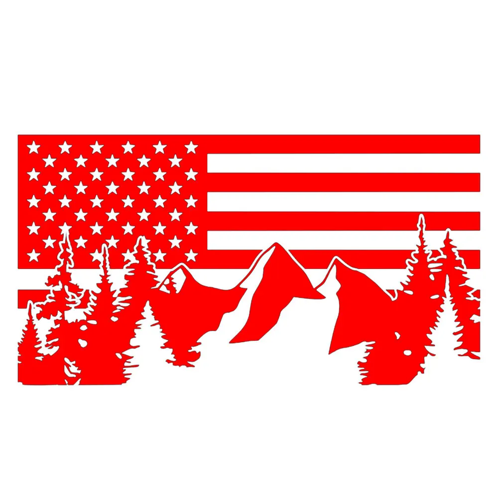 Car Stickers American Flag PVC - Car Accessories Usa ulasan dan harga
